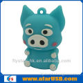pvc carton pig shape usb flash drive 2.0 usb stick pig stick